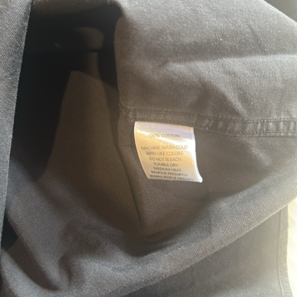 UNTUCK it Men's charcoal Black buttoned down shirt 100% cotton faded look - Picture 6 of 9